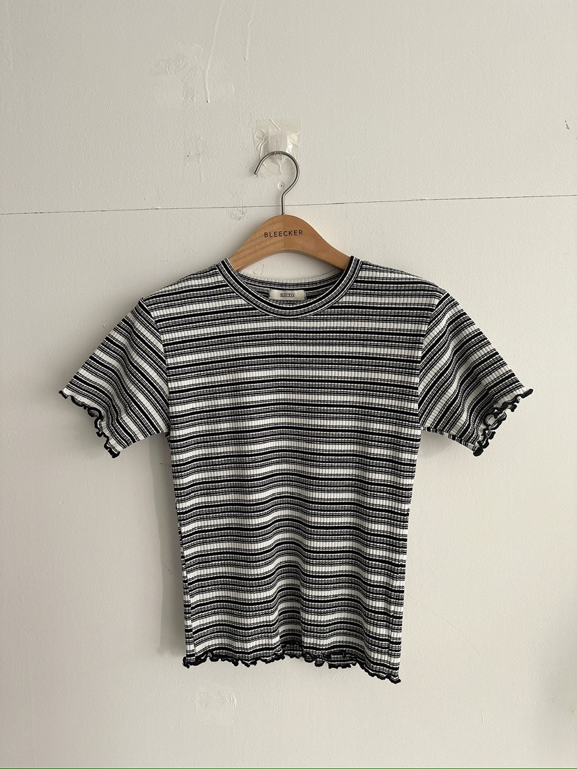 BLEECKER韓國東大門直郵女裝新品休閑職業熱賣人氣26春夏T恤BLEECKERT恤圖色2