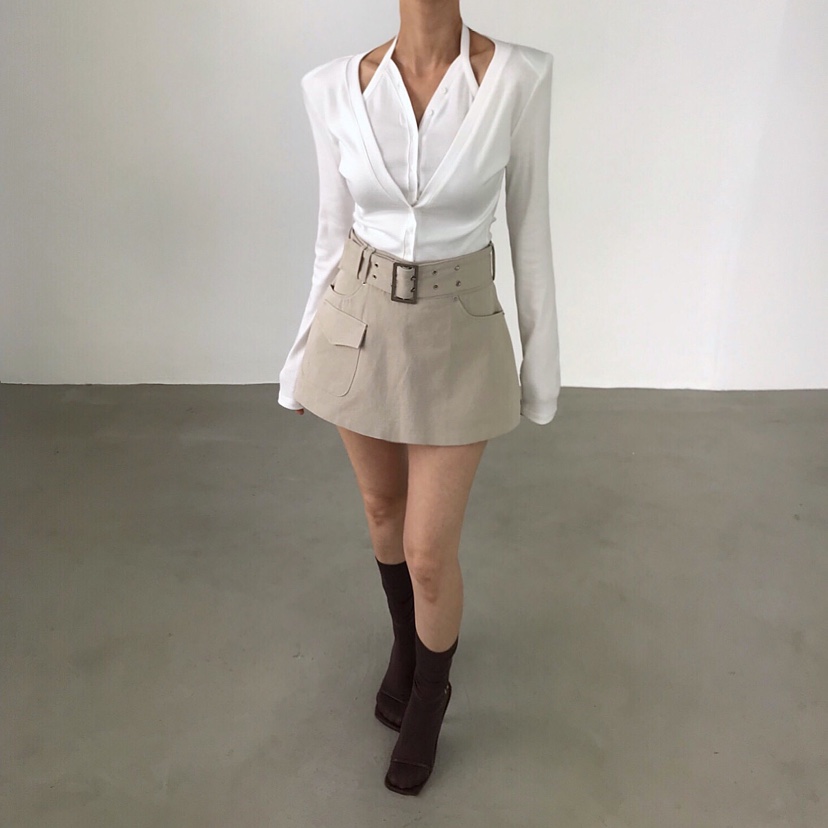 2TWO MOON韓國代購女裝新品時尚推薦人氣長袖T恤雙層開衫2TWO MOON長袖T恤