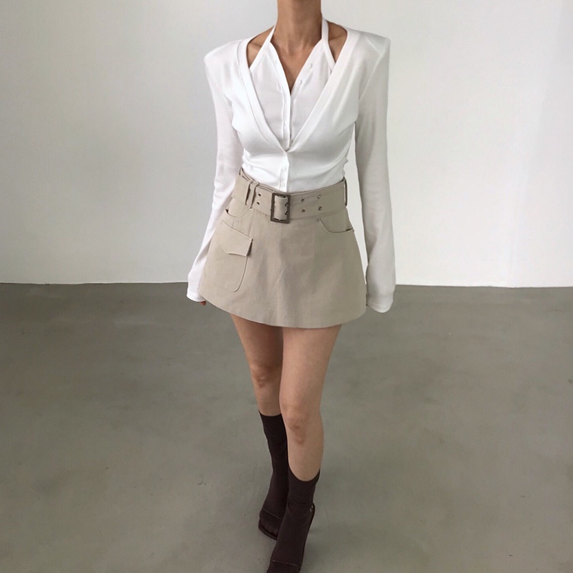 2TWO MOON韓國代購女裝新品時尚推薦人氣長袖T恤雙層開衫2TWO MOON長袖T恤