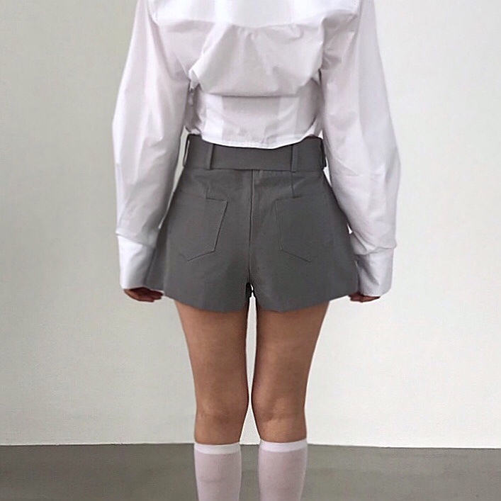 2TWO MOON韓國直郵女裝新品職業人氣推薦時尚裙褲含腰帶2TWO MOON裙褲