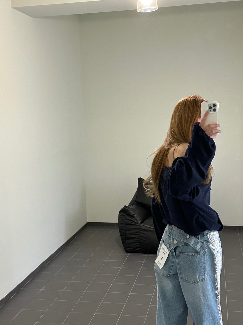 ZEROZERO韓國直郵女裝新款休閑人氣熱賣職業衛衣毛圈布露肩ZEROZERO衛衣