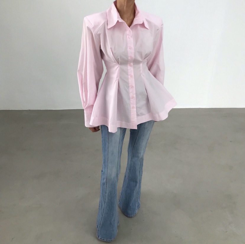 2TWO MOON韓國東大門直郵女士新品休閑人氣襯衫蕾絲衫露肩2TWO MOON襯衫/蕾絲衫