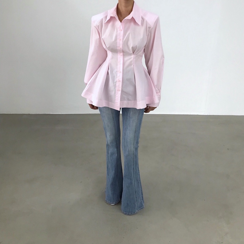 2TWO MOON韓國東大門直郵女士新品休閑人氣襯衫蕾絲衫露肩2TWO MOON襯衫/蕾絲衫