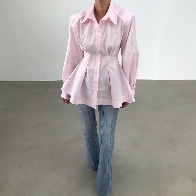 2TWO MOON韓國東大門直郵女士新品休閑人氣襯衫蕾絲衫露肩2TWO MOON襯衫/蕾絲衫