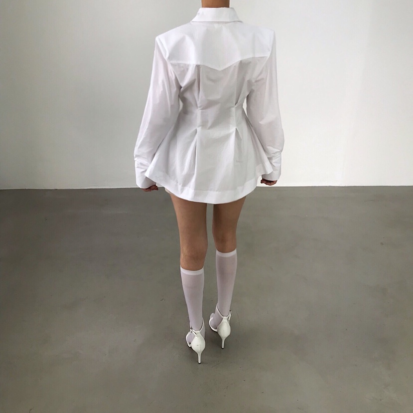 2TWO MOON韓國東大門直郵女士新品休閑人氣襯衫蕾絲衫露肩2TWO MOON襯衫/蕾絲衫