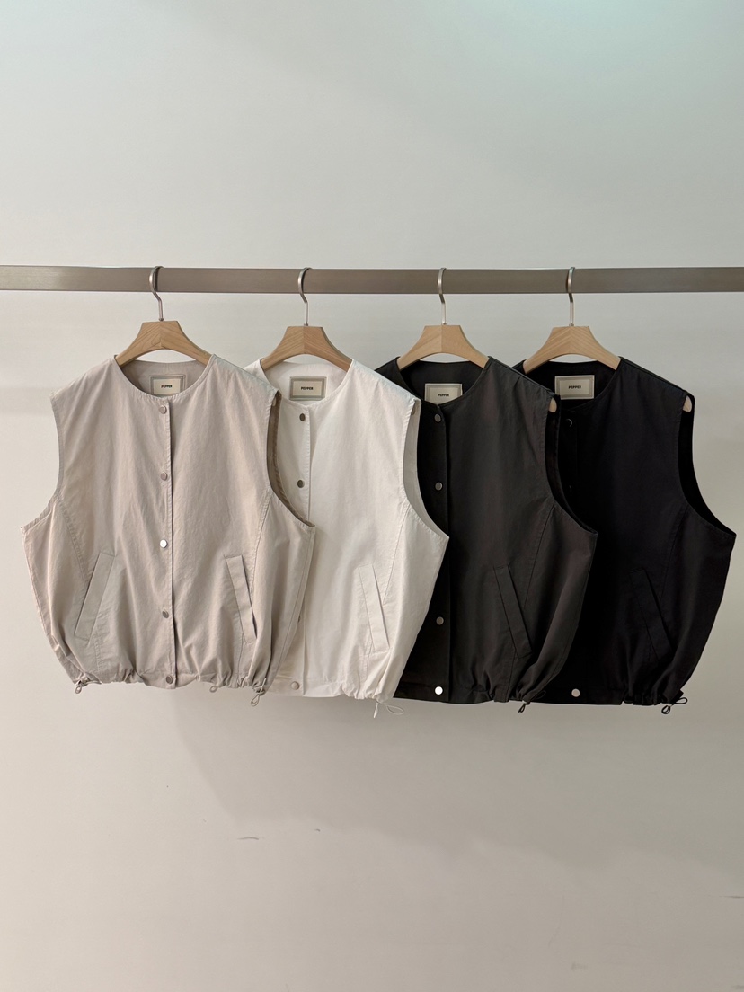 PEPPER-L韓國東大門代購女士新品人氣時尚26春夏熱賣馬甲PEPPER馬甲