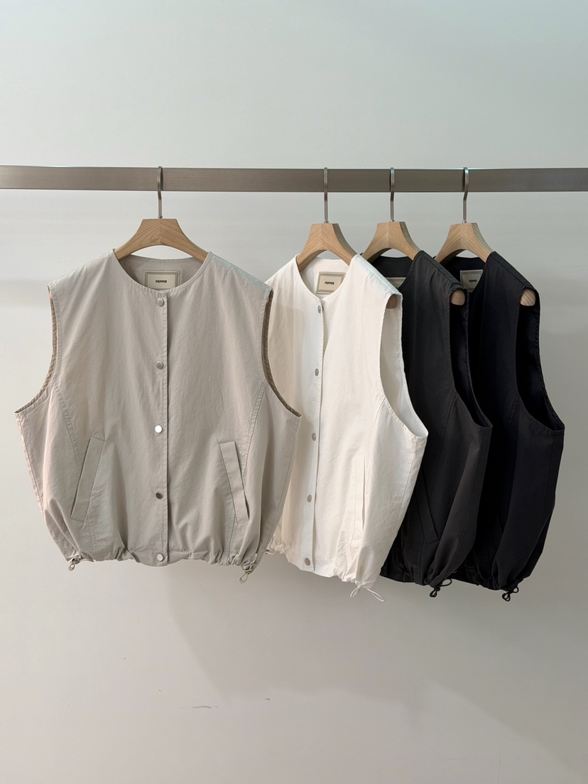 PEPPER-L韓國東大門代購女士新品人氣時尚26春夏熱賣馬甲PEPPER馬甲