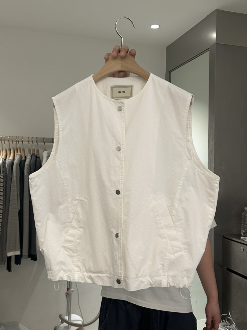 PEPPER-L韓國東大門代購女士新品人氣時尚26春夏熱賣馬甲PEPPER馬甲圖色1