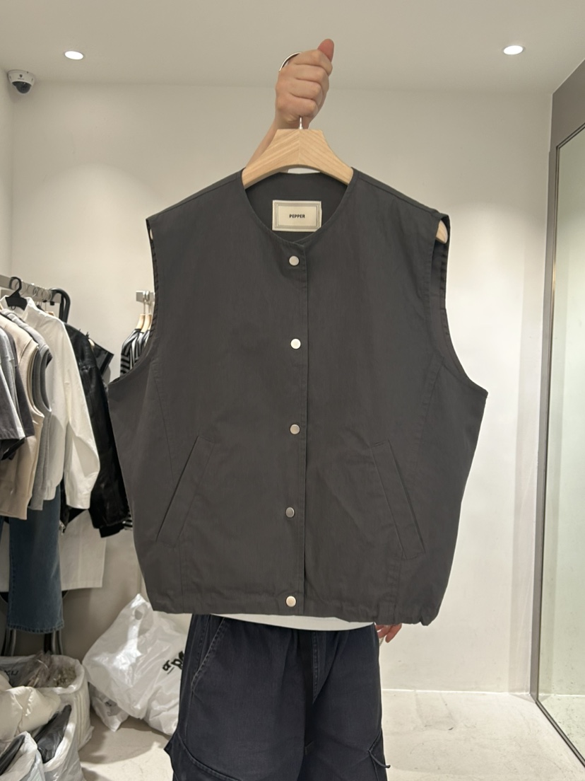 PEPPER-L韓國東大門代購女士新品人氣時尚26春夏熱賣馬甲PEPPER馬甲圖色3