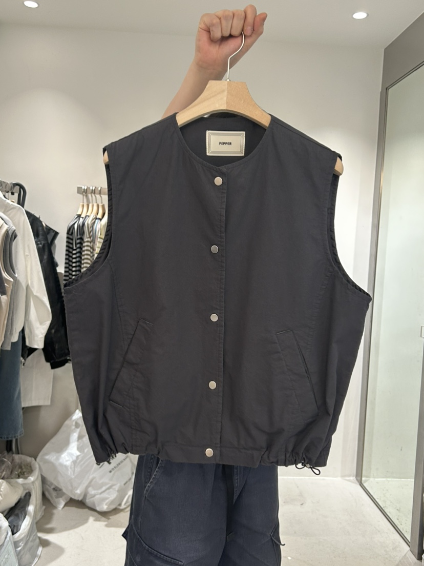 PEPPER-L韓國東大門代購女士新品人氣時尚26春夏熱賣馬甲PEPPER馬甲圖色4