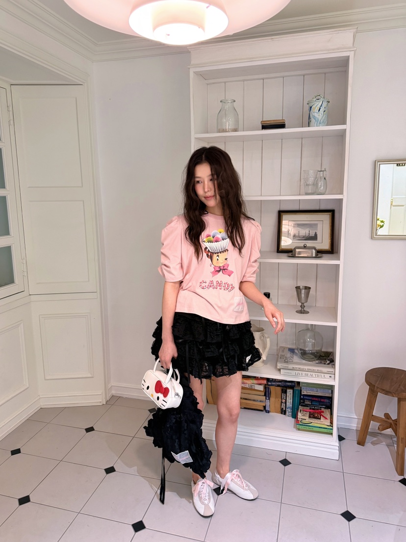 BOUTIQUE-L韓國東大門代購女士新款人氣時尚休閑熱賣T恤BOUTIQUE-LT恤