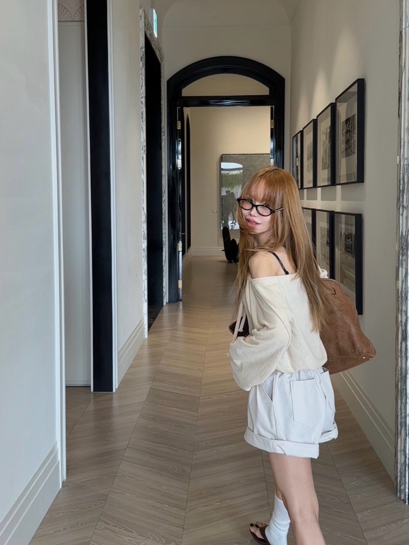 ZEROZERO韓國直郵女裝新品時尚人氣職業休閑26春夏短褲系帶ZEROZERO短褲