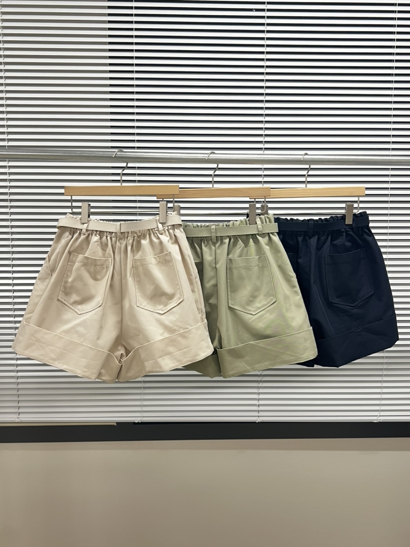 ZEROZERO韓國直郵女裝新品時尚人氣職業休閑26春夏短褲系帶ZEROZERO短褲