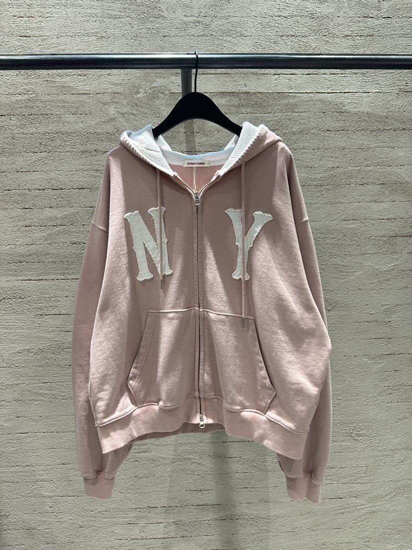 SUGAR CASE韓國直郵實拍女士新品休閑職業夾克連帽衫拉鏈SUGAR CASE夾克圖色1