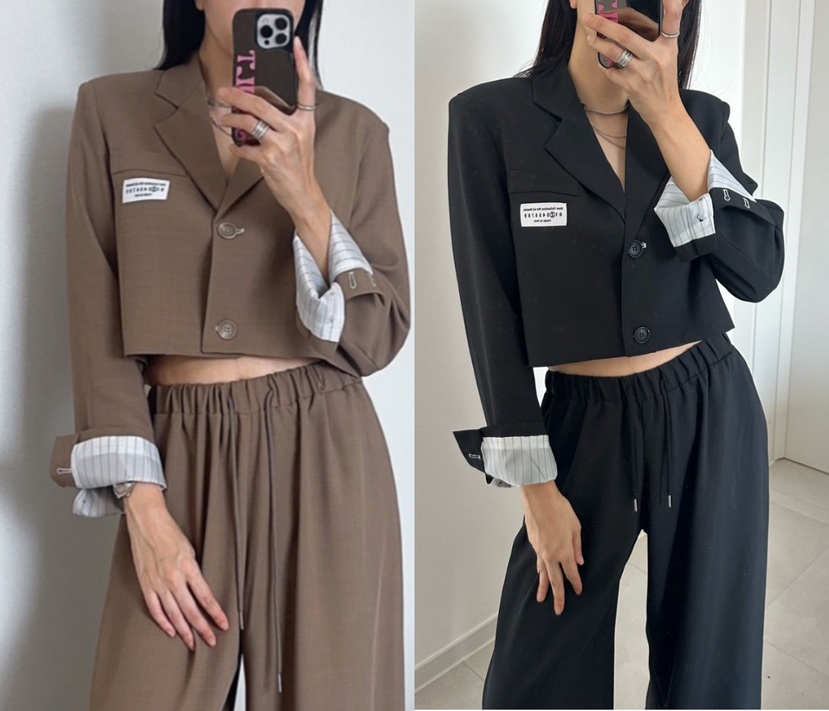 SOUIT韓國東大門代購女裝新品人氣推薦時尚休閑26春夏夾克SOUIT by mabel-L夾克