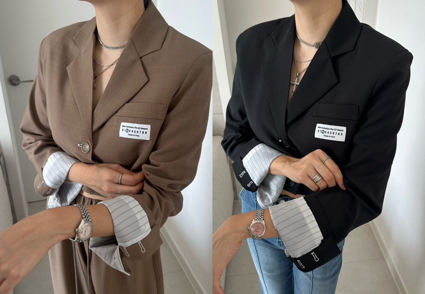 SOUIT韓國東大門代購女裝新品人氣推薦時尚休閑26春夏夾克SOUIT by mabel-L夾克