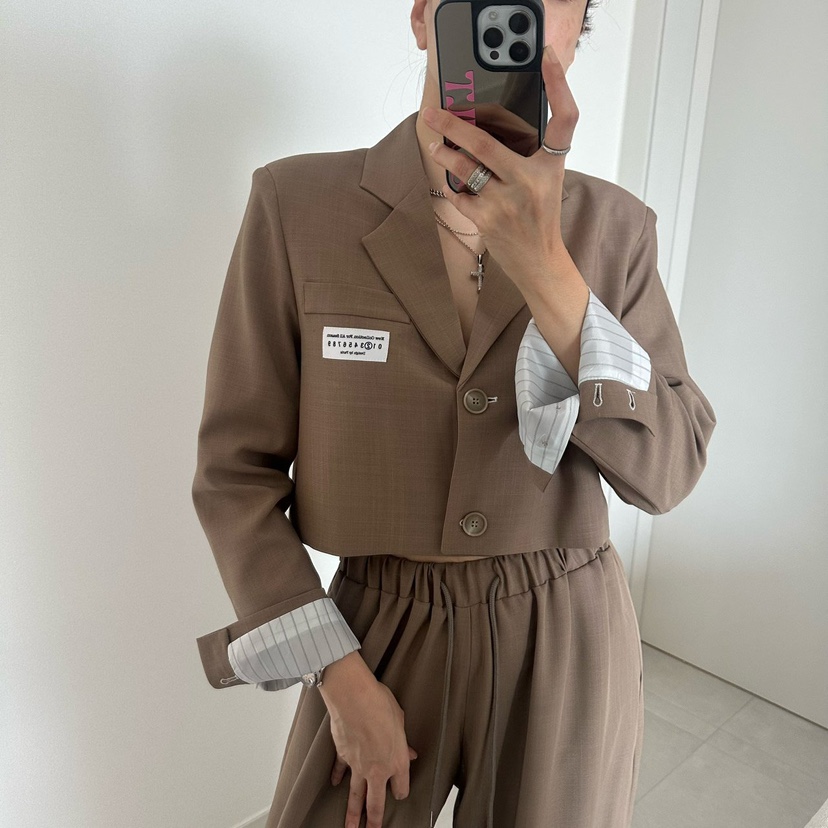 SOUIT韓國東大門代購女裝新品人氣推薦時尚休閑26春夏夾克SOUIT by mabel-L夾克