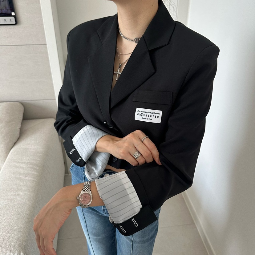 SOUIT韓國東大門代購女裝新品人氣推薦時尚休閑26春夏夾克SOUIT by mabel-L夾克