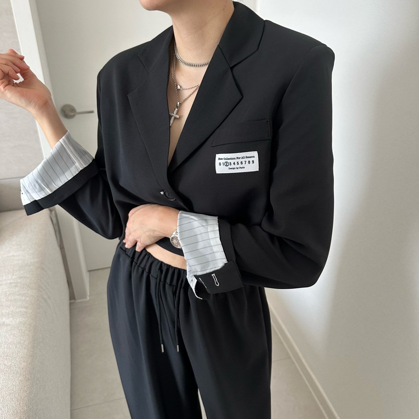 SOUIT韓國東大門代購女裝新品人氣推薦時尚休閑26春夏夾克SOUIT by mabel-L夾克