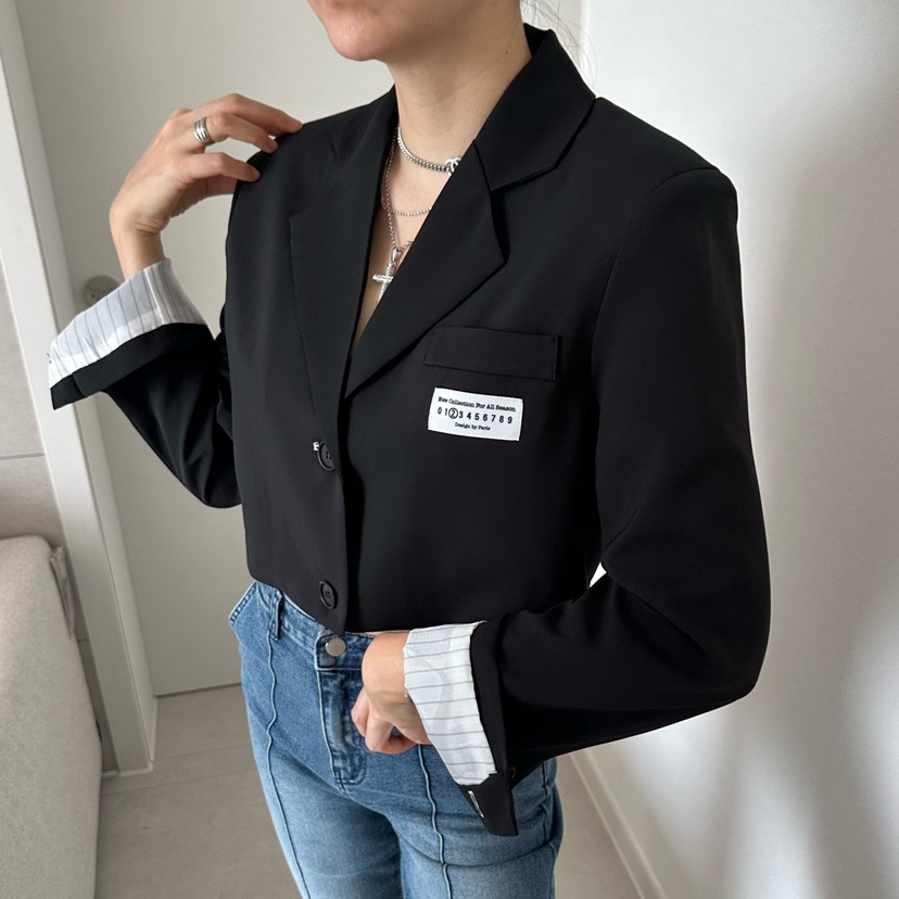 SOUIT韓國東大門代購女裝新品人氣推薦時尚休閑26春夏夾克SOUIT by mabel-L夾克