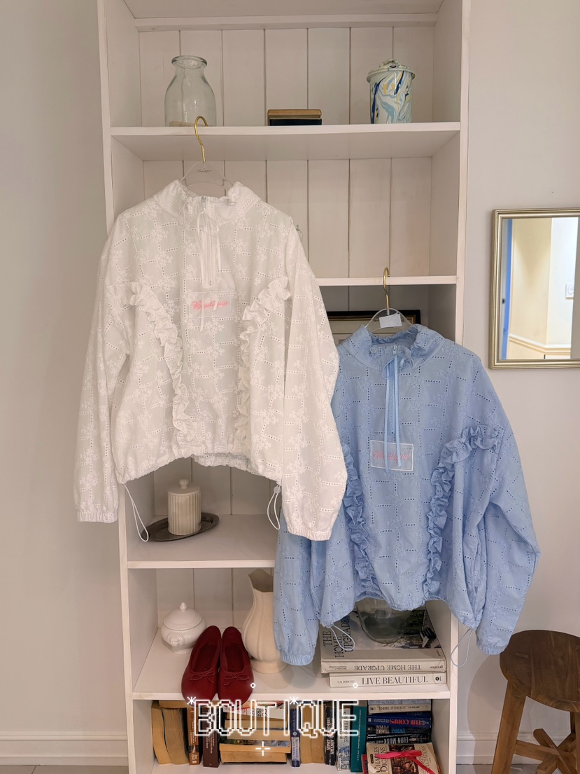 BOUTIQUE-L韓國直郵女裝新品26春夏職業休閑熱賣襯衫蕾絲衫BOUTIQUE-L襯衫/蕾絲衫