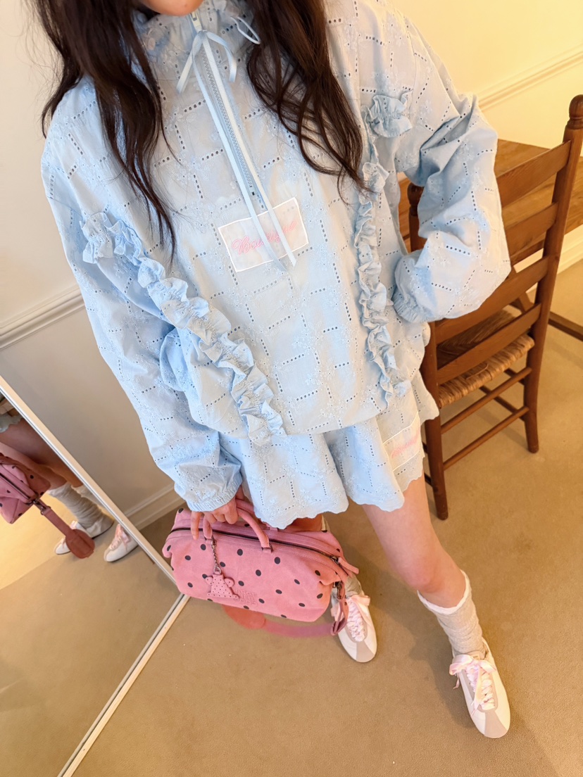 BOUTIQUE-L韓國直郵女裝新品26春夏職業休閑熱賣襯衫蕾絲衫BOUTIQUE-L襯衫/蕾絲衫