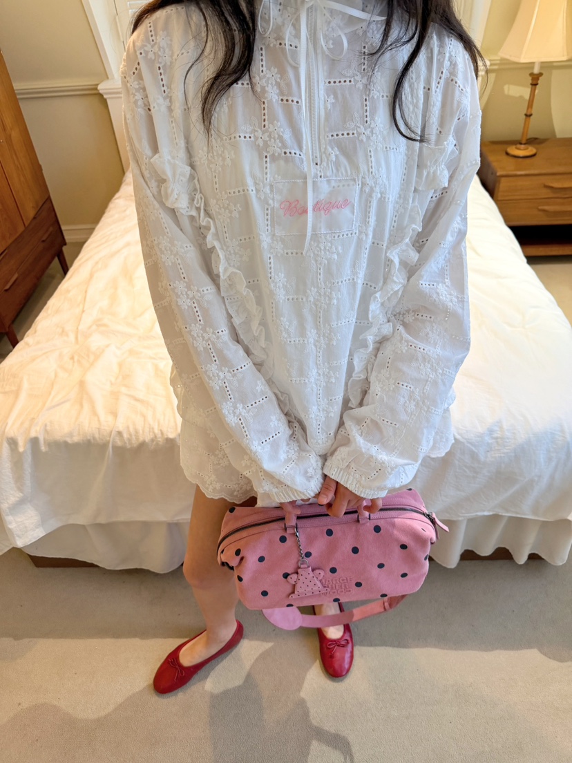 BOUTIQUE-L韓國直郵女裝新品26春夏職業休閑熱賣襯衫蕾絲衫BOUTIQUE-L襯衫/蕾絲衫