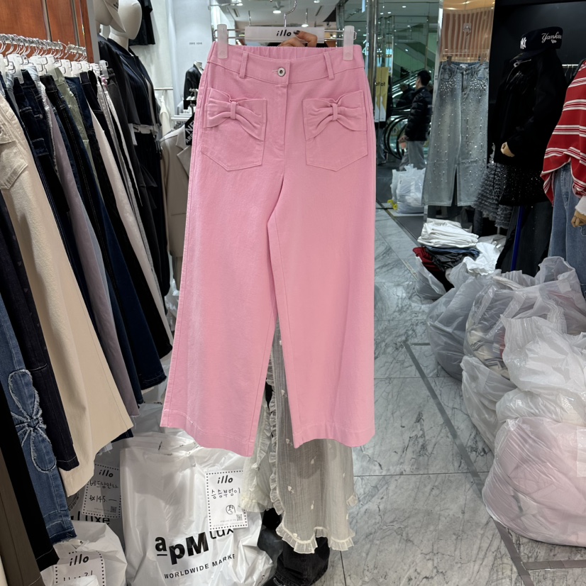 ILLO/MOCI韓國東大門代購女裝新品職業人氣時尚休閑褲口袋ILLO/MOCI休閑褲圖色2