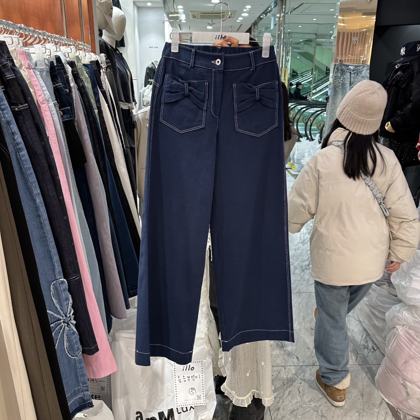 ILLO/MOCI韓國東大門代購女裝新品職業人氣時尚休閑褲口袋ILLO/MOCI休閑褲圖色4