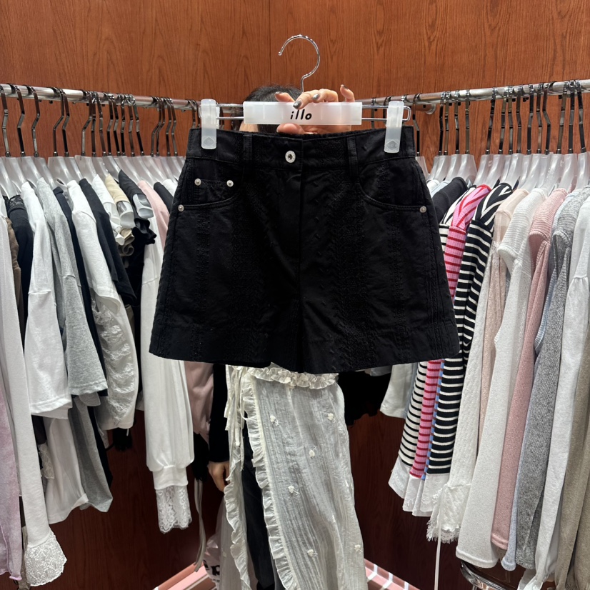 ILLO/MOCI韓國直郵女裝新品26春夏推薦熱賣職業休閑短褲ILLO/MOCI短褲圖色4黑色