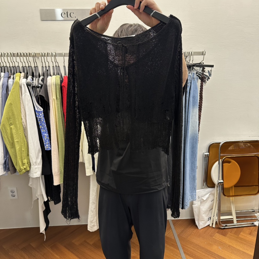 MOANA/ETC韓國代購女士新款熱賣時尚26春夏針織衫假兩件MOANA/ETC針織衫圖色3