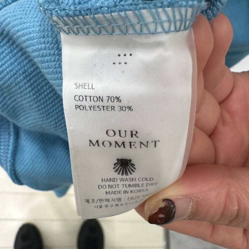 OURMOMENT韓國代購女士新品時尚人氣熱賣推薦26春夏休閑衛衣OURMOMENT衛衣