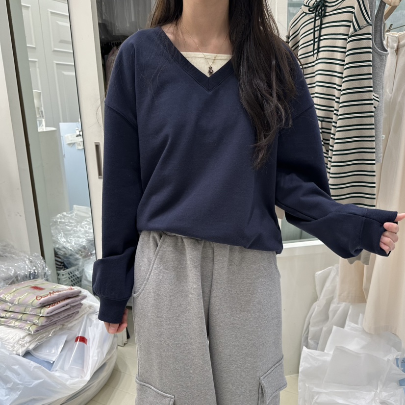 OURMOMENT韓國代購女士新品時尚人氣熱賣推薦26春夏休閑衛衣OURMOMENT衛衣圖色1