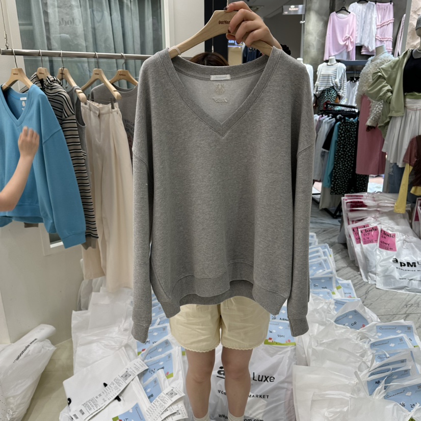 OURMOMENT韓國代購女士新品時尚人氣熱賣推薦26春夏休閑衛衣OURMOMENT衛衣圖色2