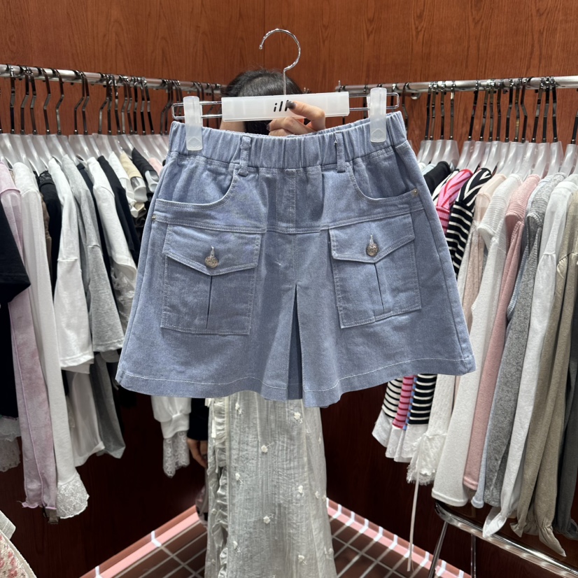 ILLO/MOCI韓國東大門直郵女士新品職業26春夏人氣時尚短裙ILLO/MOCI短裙圖色2