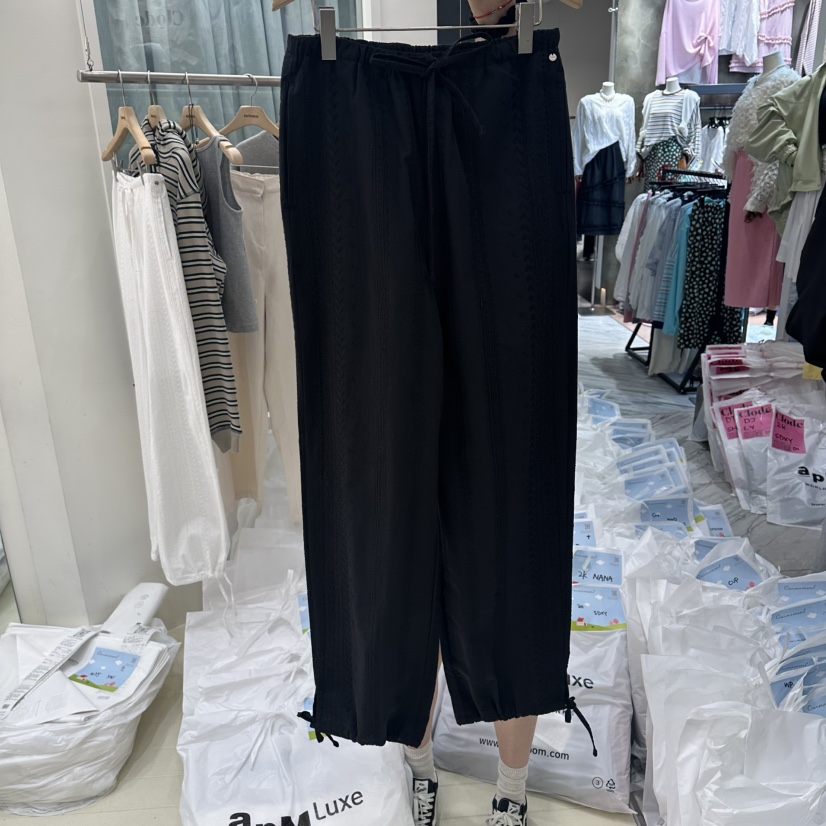 OURMOMENT韓國代購女士新款職業熱賣26春夏人氣休閑休閑褲OURMOMENT休閑褲圖色2