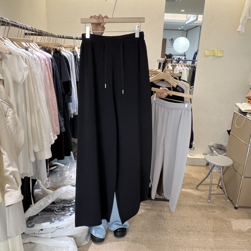 W AND J韓國直郵女士新品熱賣人氣26春夏時尚休閑褲纖維W AND J休閑褲圖色2