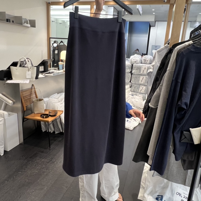 OBJECT韓國直郵女士新款人氣休閑職業熱賣26春夏長裙華夫格OBJECT長裙圖色3