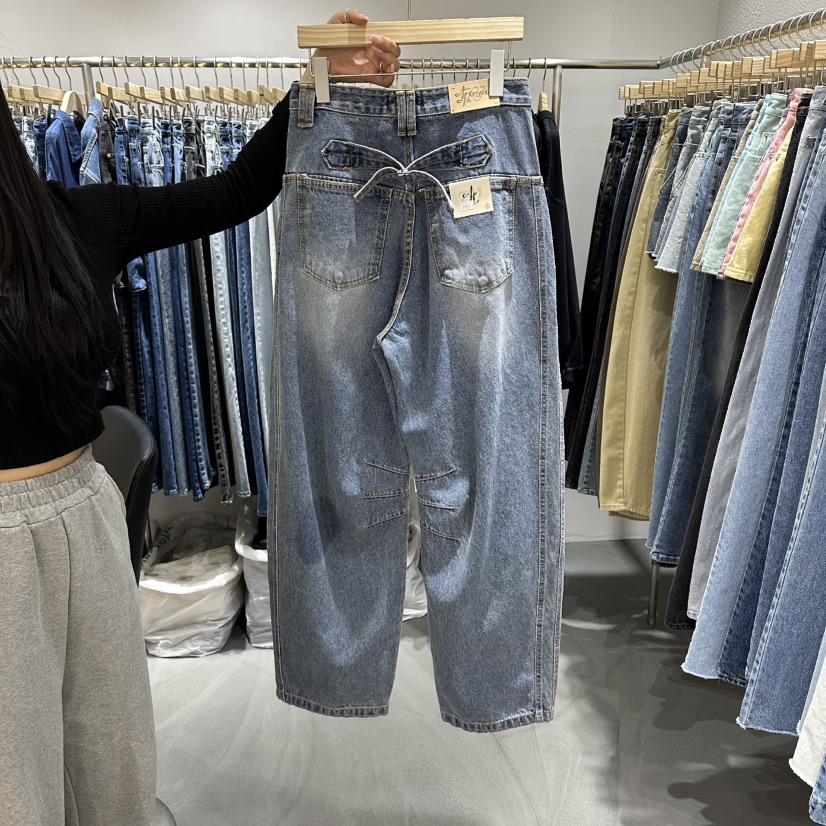 L'ETOILE/FORTY FOUR韓國代購女裝新款26春夏熱賣牛仔褲L'ETOILE/FORTY FOUR牛仔褲