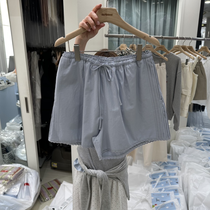 OURMOMENT韓國直郵女裝新品熱賣26春夏時尚人氣職業休閑短褲OURMOMENT短褲圖色1