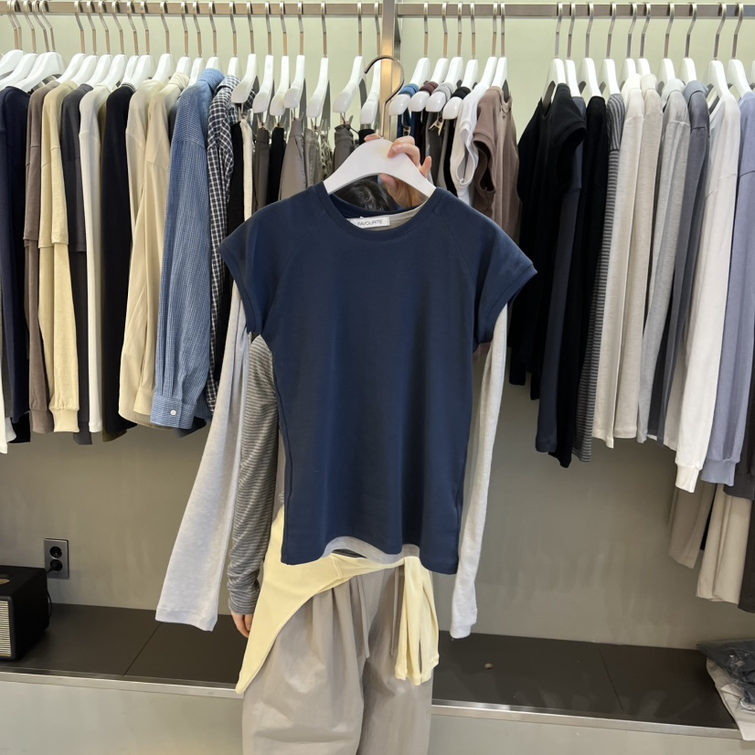 FAVE/FAVOURITE韓國東大門代購女士新款時尚推薦26春夏T恤FAVE/FAVOURITET恤圖色3