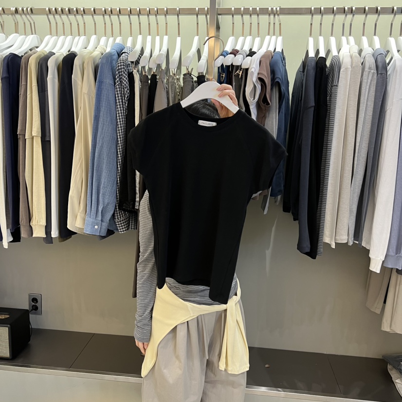 FAVE/FAVOURITE韓國東大門代購女士新款時尚推薦26春夏T恤FAVE/FAVOURITET恤圖色4