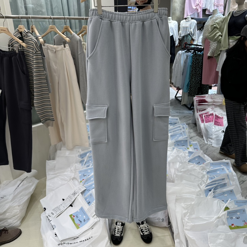 OURMOMENT韓國東大門直郵女裝新款職業26春夏熱賣時尚休閑褲OURMOMENT休閑褲圖色1