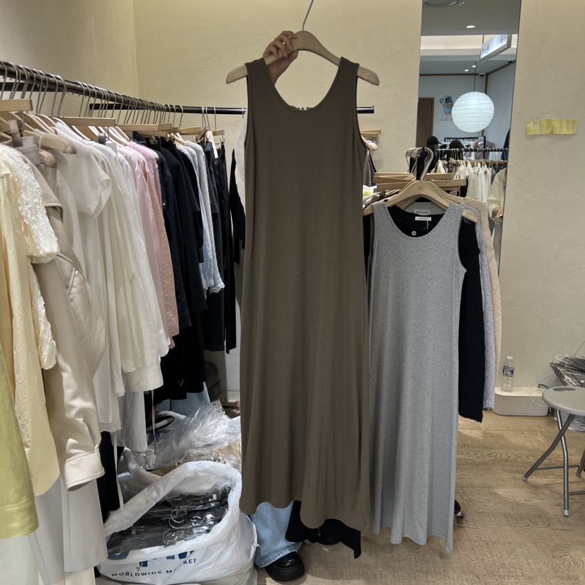 W AND J韓國直郵實拍女裝新品熱賣休閑職業時尚推薦連衣裙W AND J連衣裙圖色2