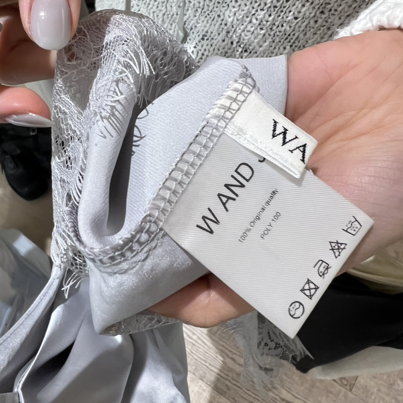 W AND J韓國東大門代購女士新品26春夏熱賣吊帶背心蕾絲W AND J吊帶/背心