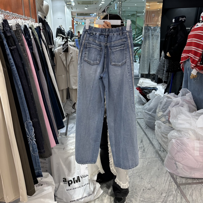 ILLO/MOCI韓國直郵實拍女士新款推薦時尚休閑26春夏牛仔褲ILLO/MOCI牛仔褲