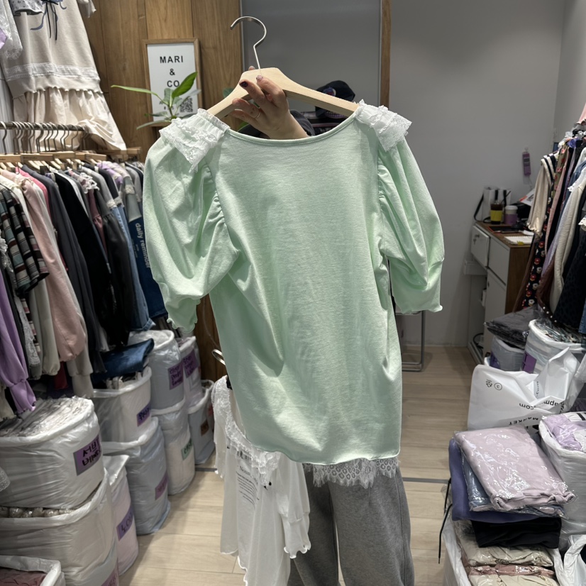 MARI CO韓國直郵實拍女裝新品時尚26春夏休閑熱賣人氣T恤MARI COT恤