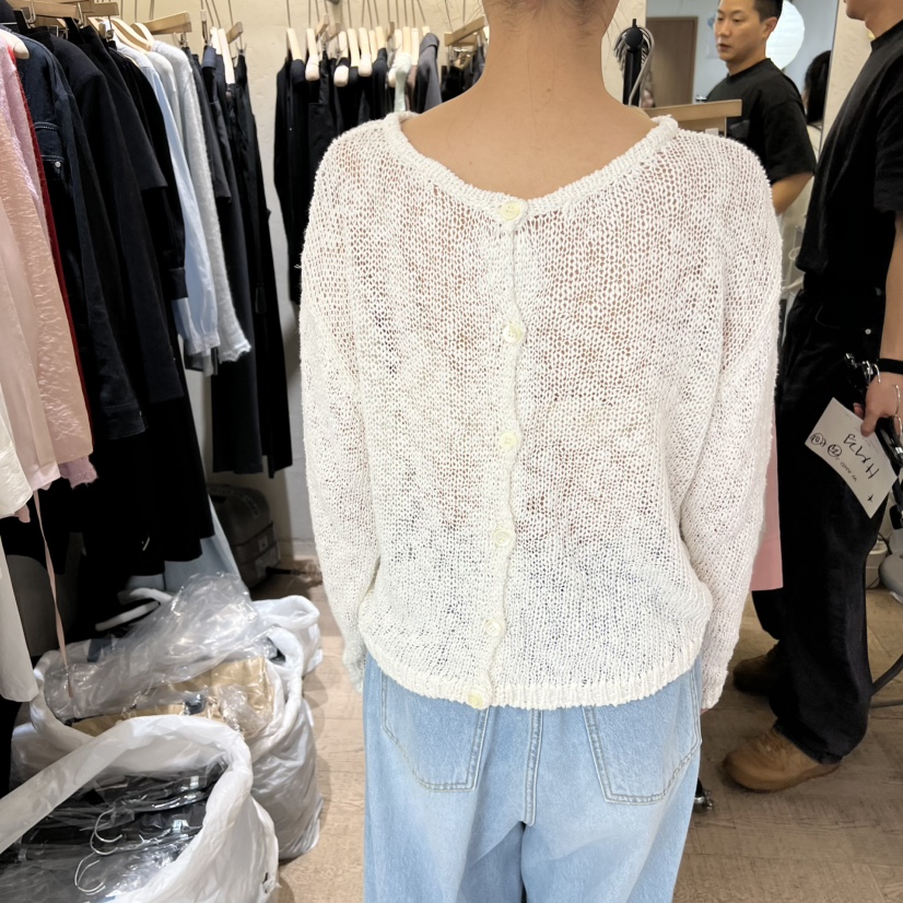 W AND J韓國東大門直郵女裝新款職業推薦針織衫羊毛衫復古W AND J針織衫