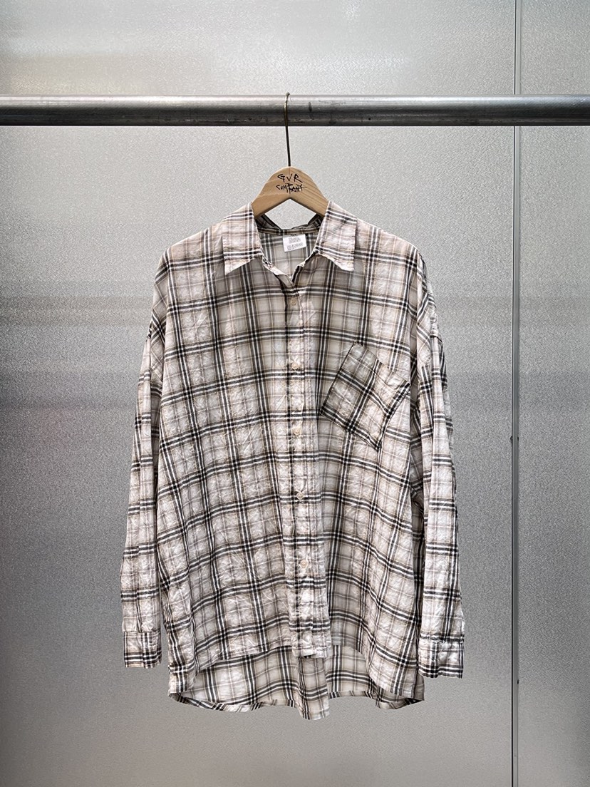 RAWOO/GVR COMPANY韓國東大門直郵女士新款26春夏襯衫蕾絲衫格紋RAWOO/GVR COMPANY襯衫/蕾絲衫圖色1