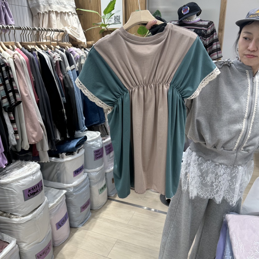 MARI CO韓國直郵實拍女裝新款休閑時尚人氣26春夏推薦T恤MARI COT恤